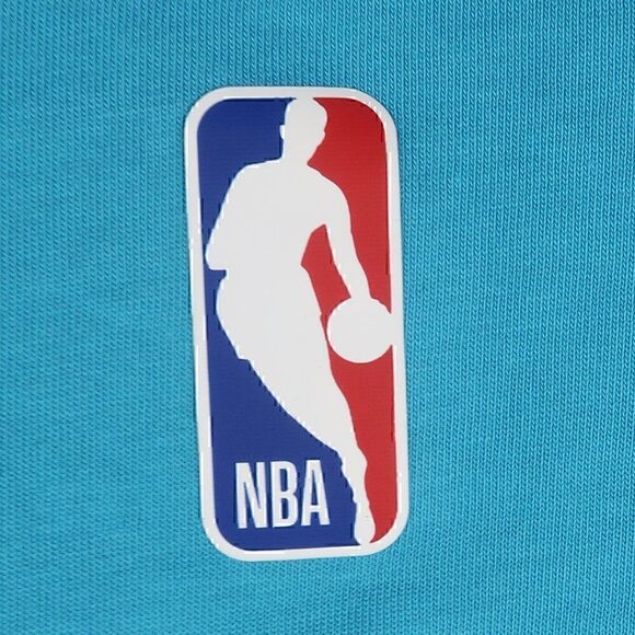 NIKE BLUE ATHLETIC CUT DRI FIT OKC THUNDER #13 PAUL GEORGE SHORT SLEEVE T SHIRT - Picture 10 of 10
